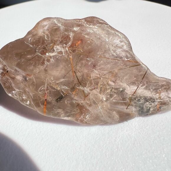 Golden Rutilated Quartz Crystal‎ Freeform (#5) - Picture 2 of 16
